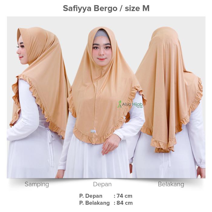 Safiyyah Bergo By Alya Hijab