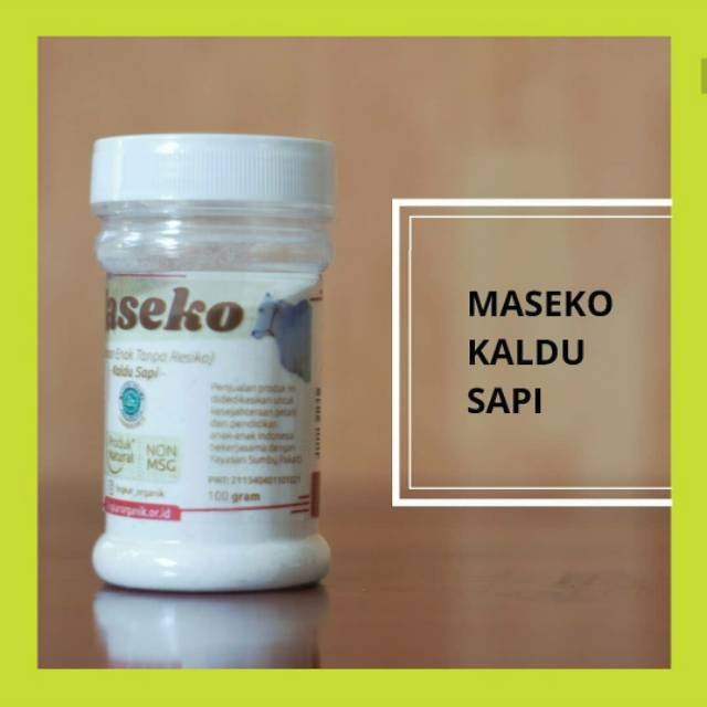 Maseko kaldu sapi 100 gr/  Maseko botol