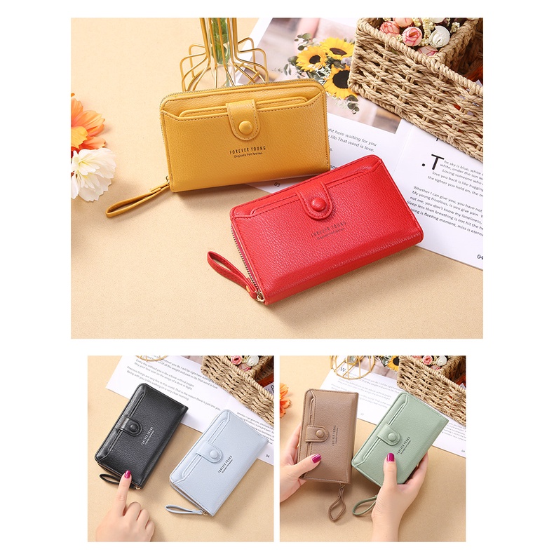 KhatinStore Dompet Panjang Premium Pria dan Wanita Import / Premium wallet / Forever Young - 362