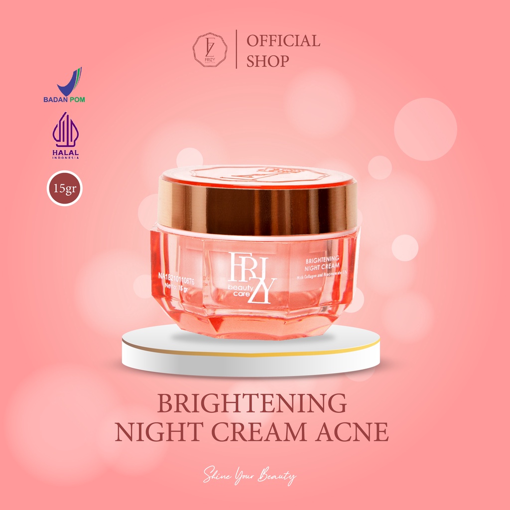 Paket Frizy  Brightening Day Acne Series Skincare berjerawat glowing BPOM HALAL