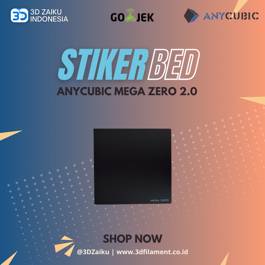 Anycubic Mega Zero 2.0 Printer Bed Platform Sticker