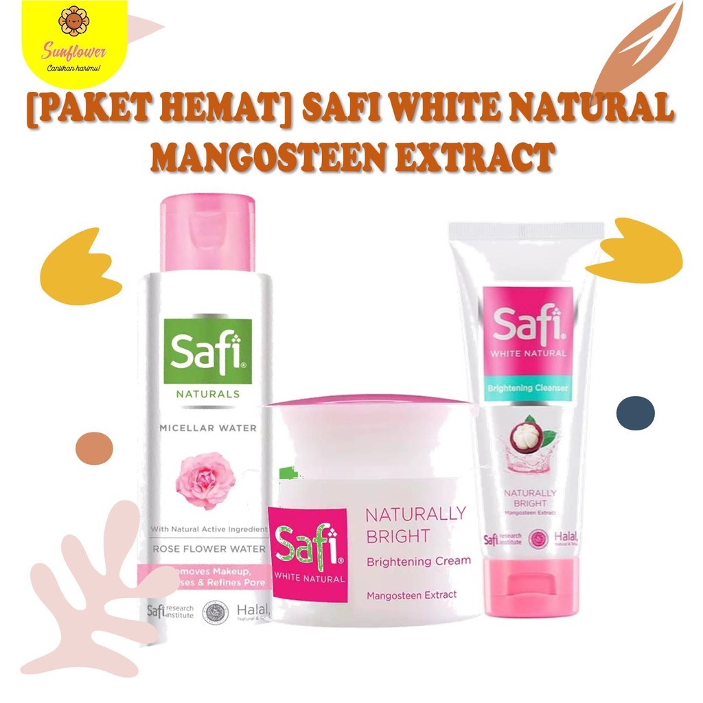 [PROMO] PAKET Safi White Natural Brightening Mangosteen Extract