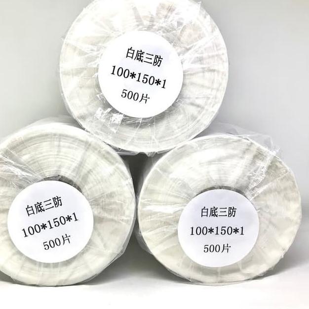 

☝ LABEL BARE 100 X 150 mm KERTAS STICKER THERMAL 10x15cm / 4x6 inch - BULAT ☜