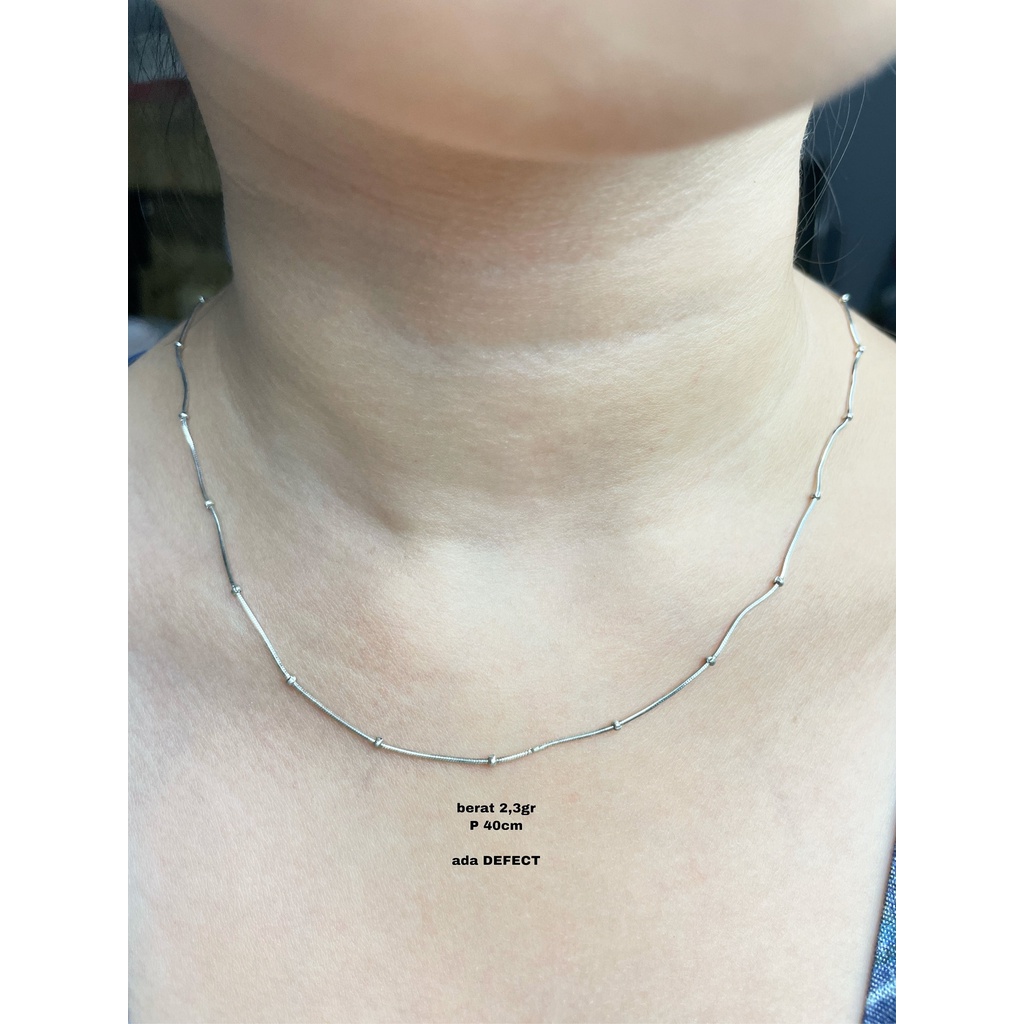 KALUNG JEDAR DEFECT PERAK ASLI S925 GLOBAL JEWELLERY CN008