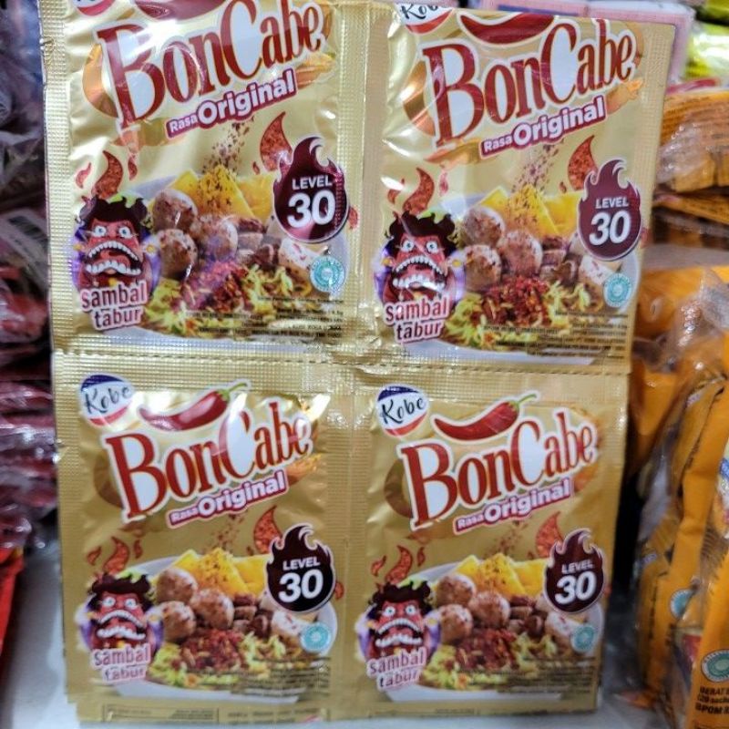 

Bon Cabe Original level 30 x 2renceng isi 24 sachet