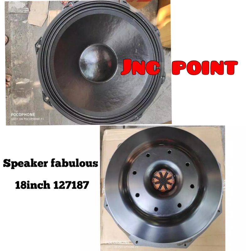 SPEAKER ACR FABULOUS 127187 ORIGINAL 18 INCH SUBWOOFER PROFESSIONAL