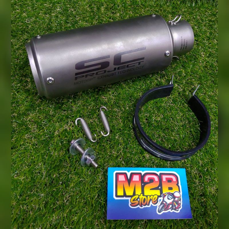 Knalpot SC project S1 IMPORT ( slencer aja ) inlet 51