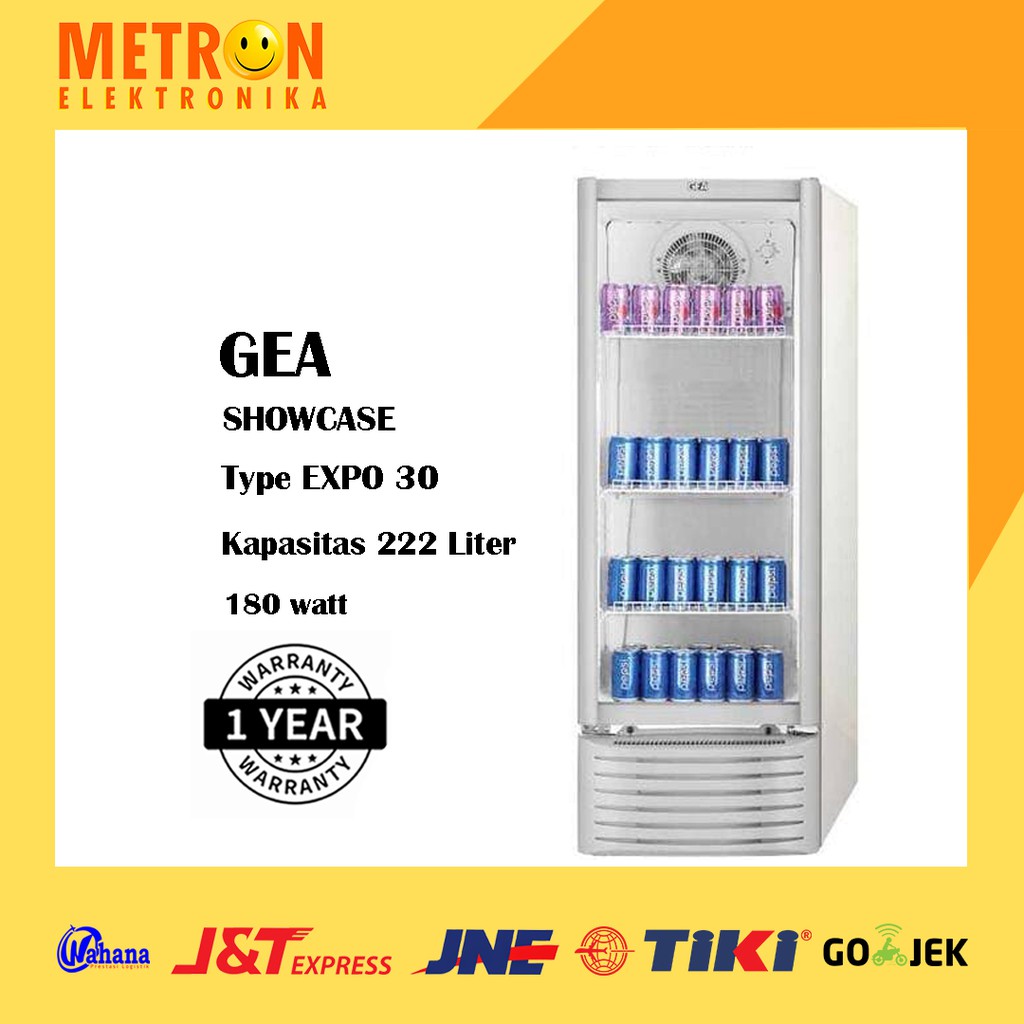 GEA EXPO 30 FC SHOWCASE 222 LITER / DISPLAY COOLER / EXPO30FC