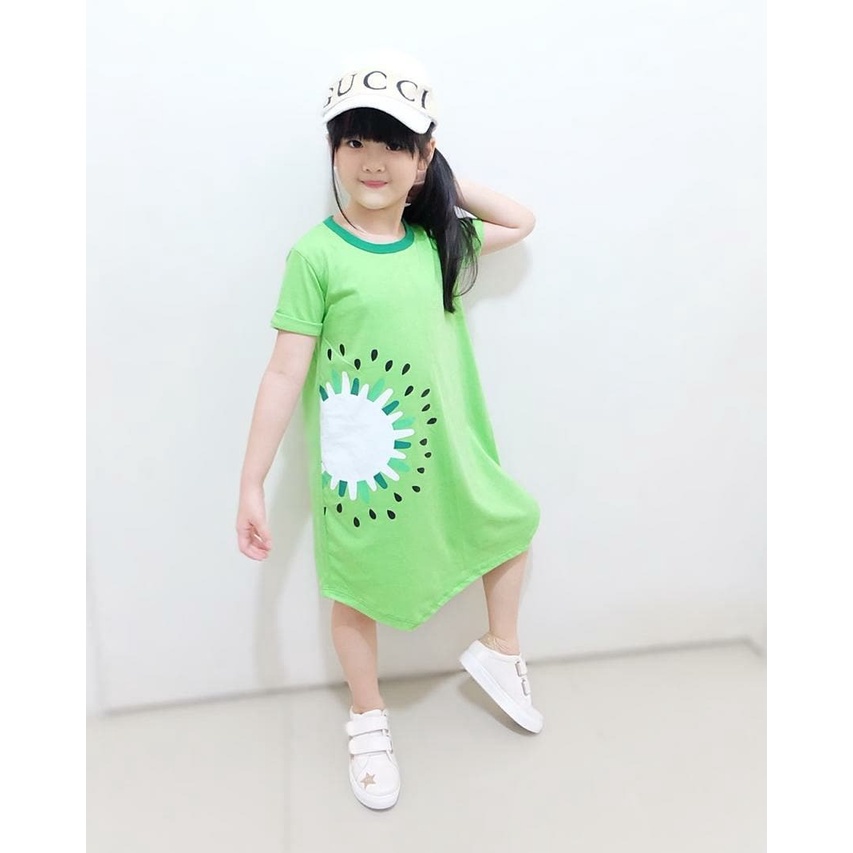 DRESS ANAK PEREMPUAN TROPICAL SERIES USIA 2-10TH