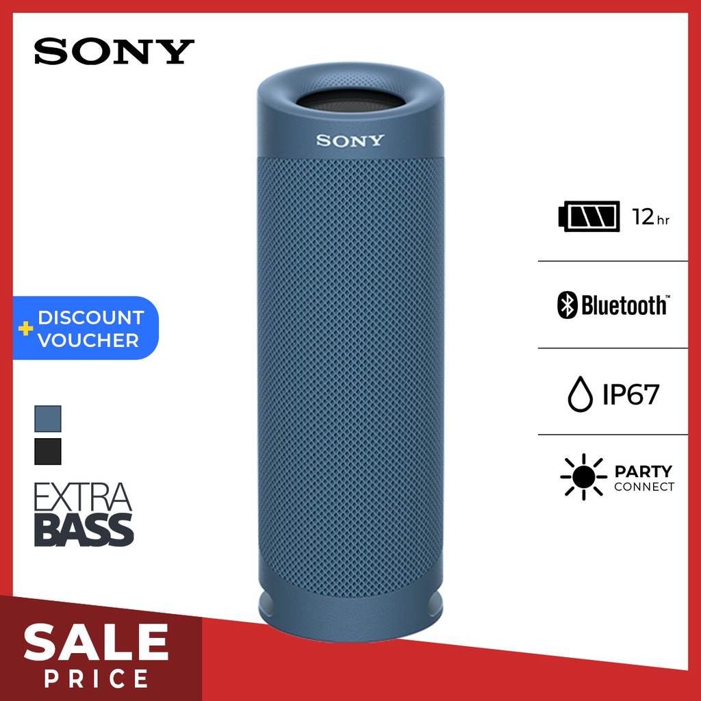 Speaker Sony SRS-XB23 Speaker Bluetooth Extra Super Bass