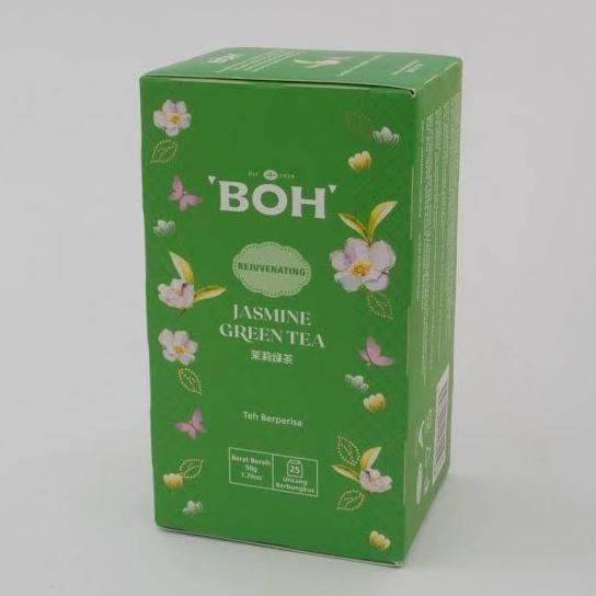 

boh jasmine green tea box isi 25 bags