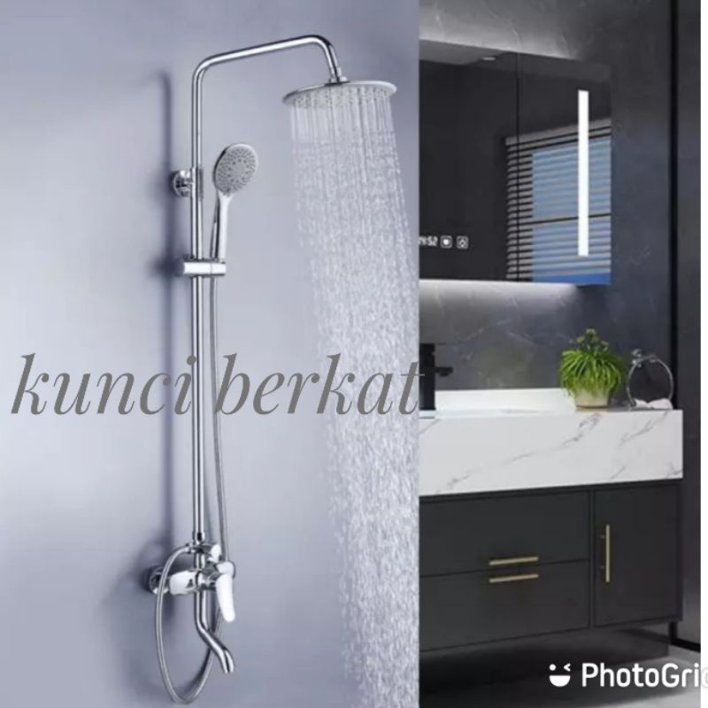 Shower Coloum Komplit 3 in 1/Full Stainless