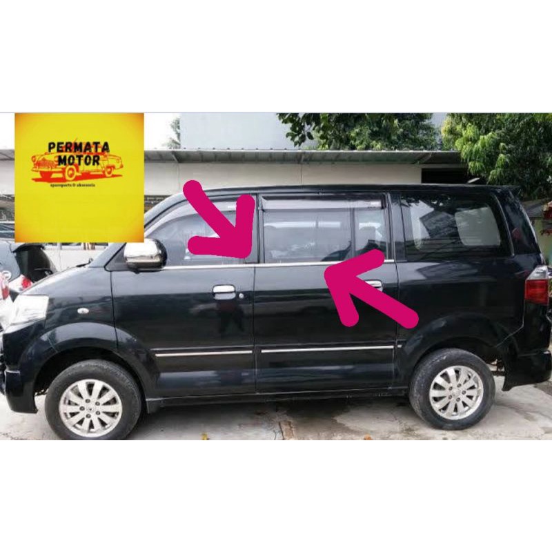 whaterstrip Pelipit Kaca APV Crome