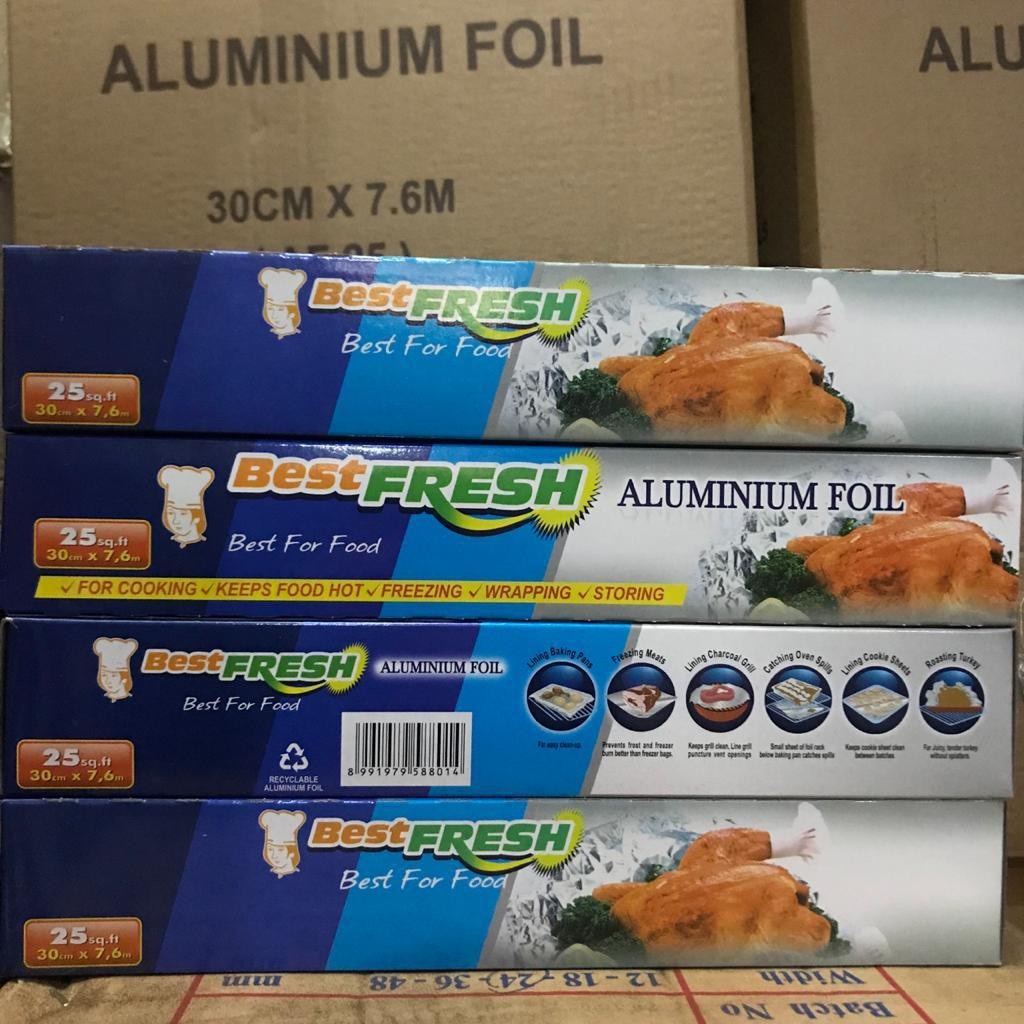 Jual Best Fresh Alumunium Foil Aluminium Foil 30cm x 7,6m Shopee Indonesia