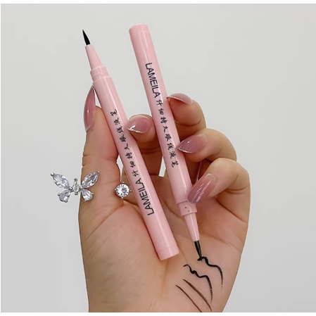 LAMEILA Pink Eyeliner Pen Waterproof Long Lasting 24 Hours By AURORA 843