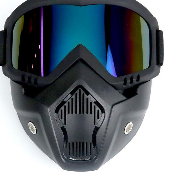 Terlaris.. Kacamata gogle mask Google goggle motor helm TRABAS SUPERMOTO TRAIL RETRO CAFE RACER bogo