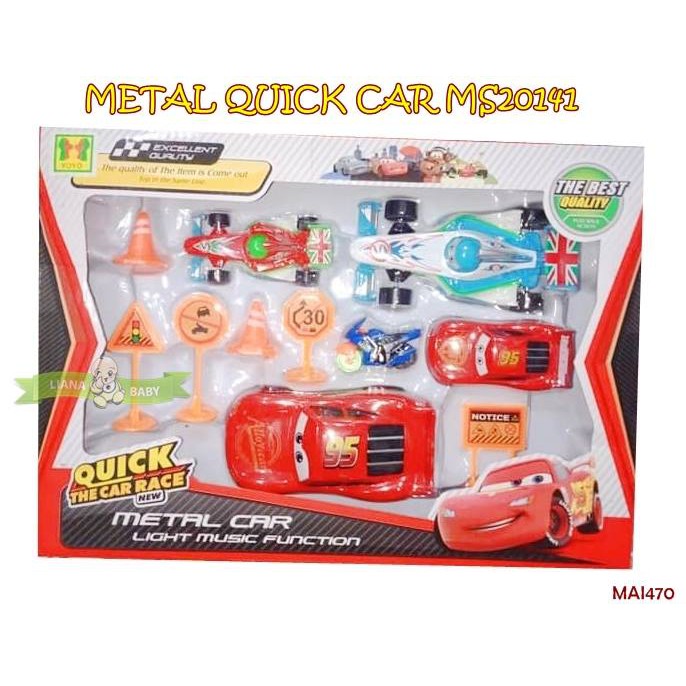 MAI470 MAINAN CARS METAL QUICK CAR MS20141 MOBIL ANAK