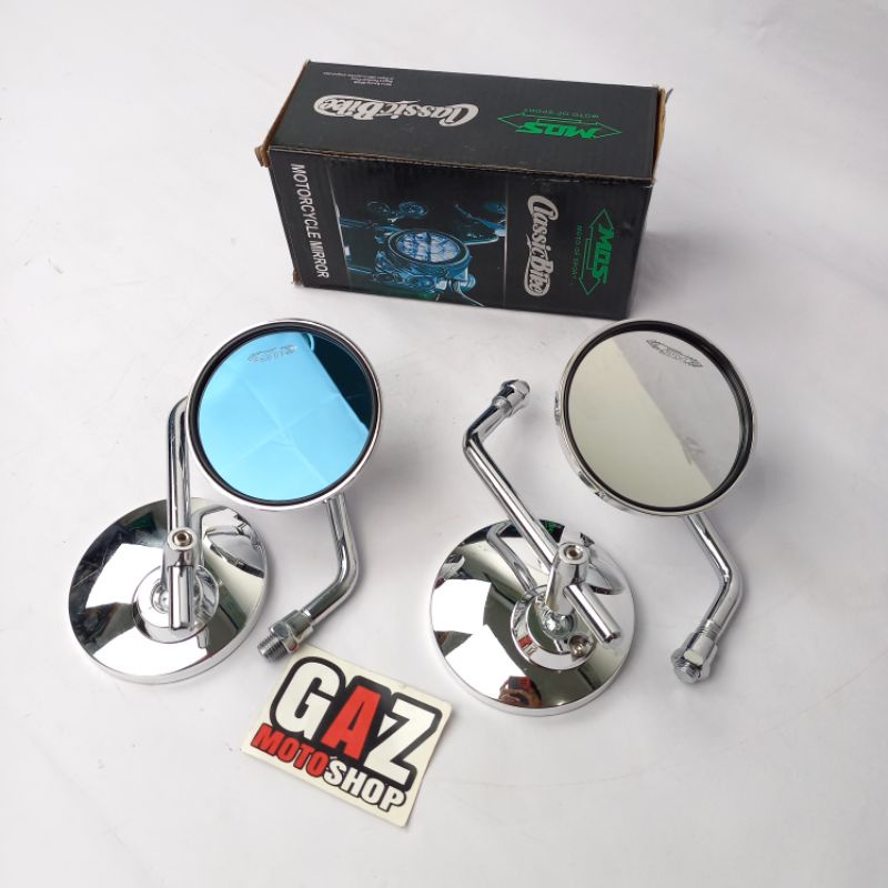 Spion Day Bulat Crhome Stelan Sepion Retro Daytona CB Classic W175 GL MP Scoopy Beat Vario Supra Grand Fazzio Fino