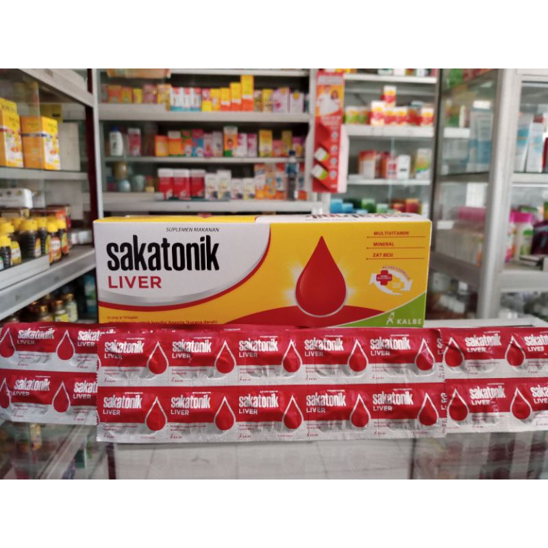 Sakatonik Activ Isi 10 Kapsul | Multivitamin Penambah Darah - ED 02/2025