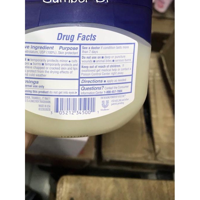 ← Vaseline petroleum jelly ori USA Jumbo / jelly vaseline original 368gr ☆