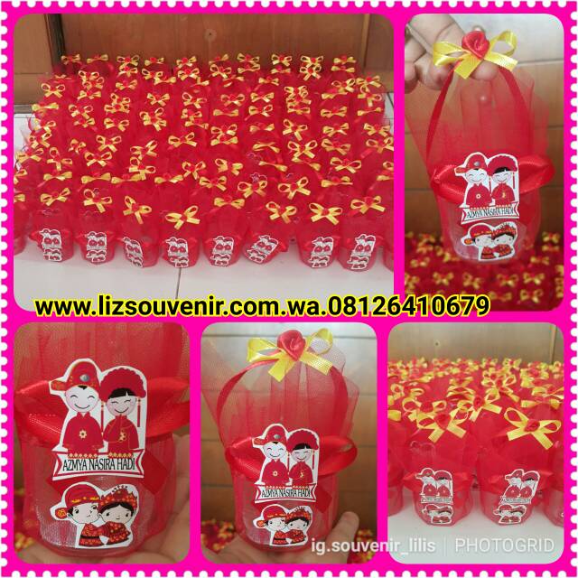 Souvenir tempat telur aqiqah