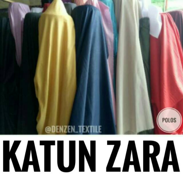 Best Quality - Kain Bahan Katun Jepang Polos Premium / Katun Zahra
