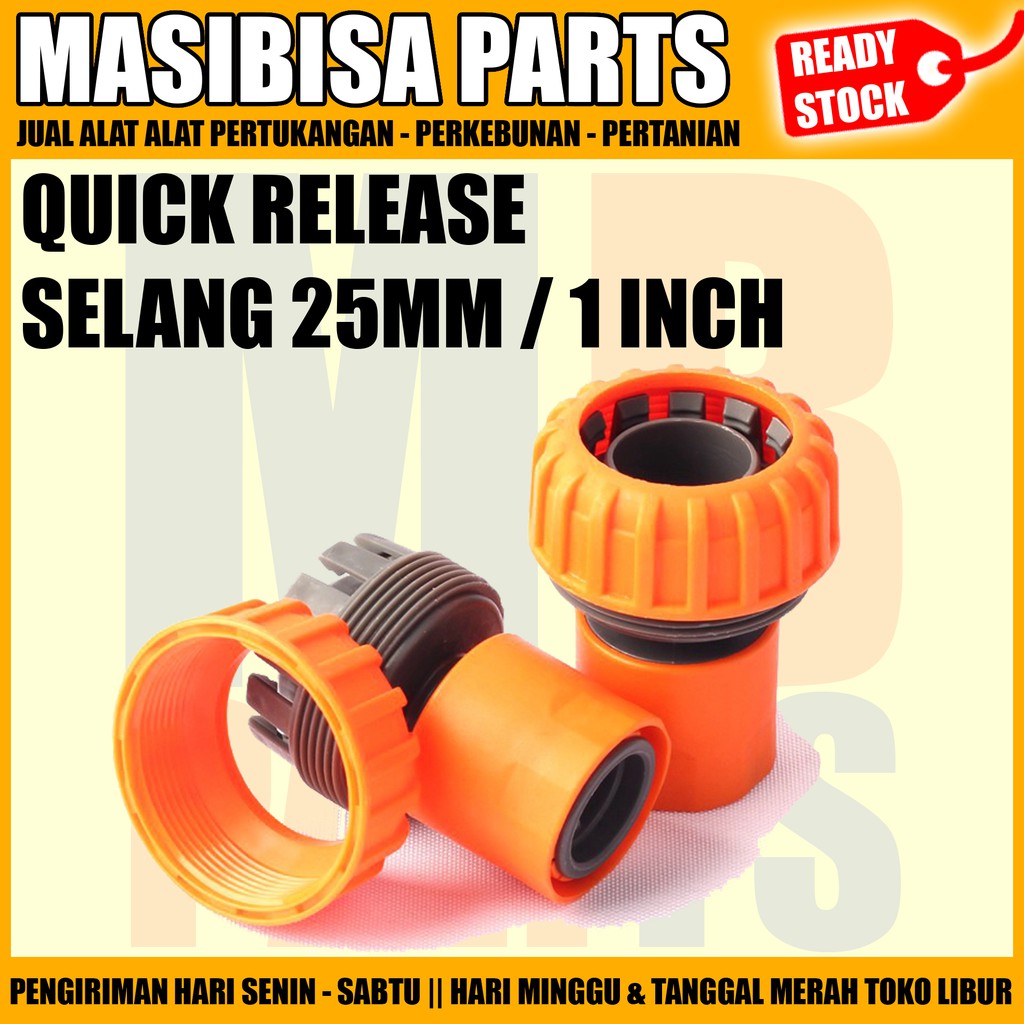 KONEKTOR SELANG QUICK RELEASE 1 INCH