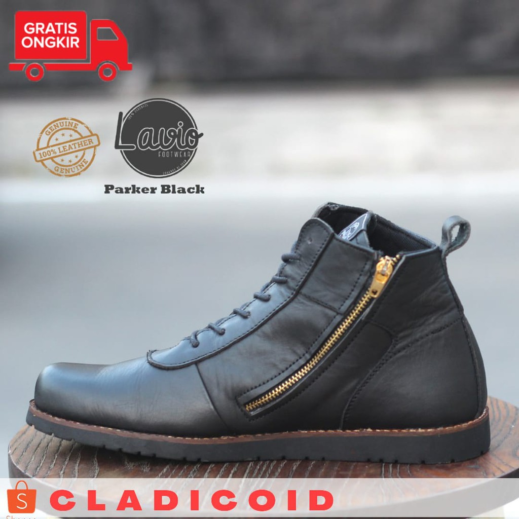 SEPATU SAFETY KULIT. SEPATU SAFETY PROYEK. SAFETY OUTDOOR. SEPATU BERKENDARA. LAVIO PARKER ORIGINAL