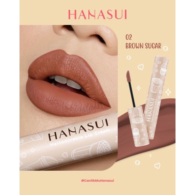 Lipcream Hanasui Boba Edition &amp; Matcha Edition