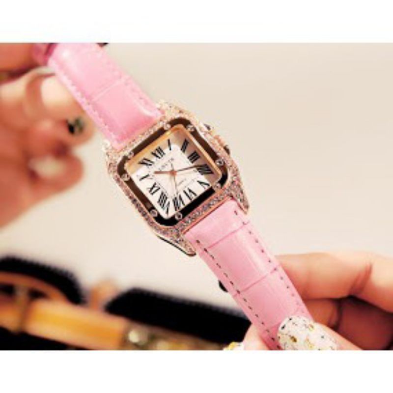 JY J007 JAM TANGAN FASHION DIAMOND PETAK JAM TANGAN WANITA IMPORT BATAM J07