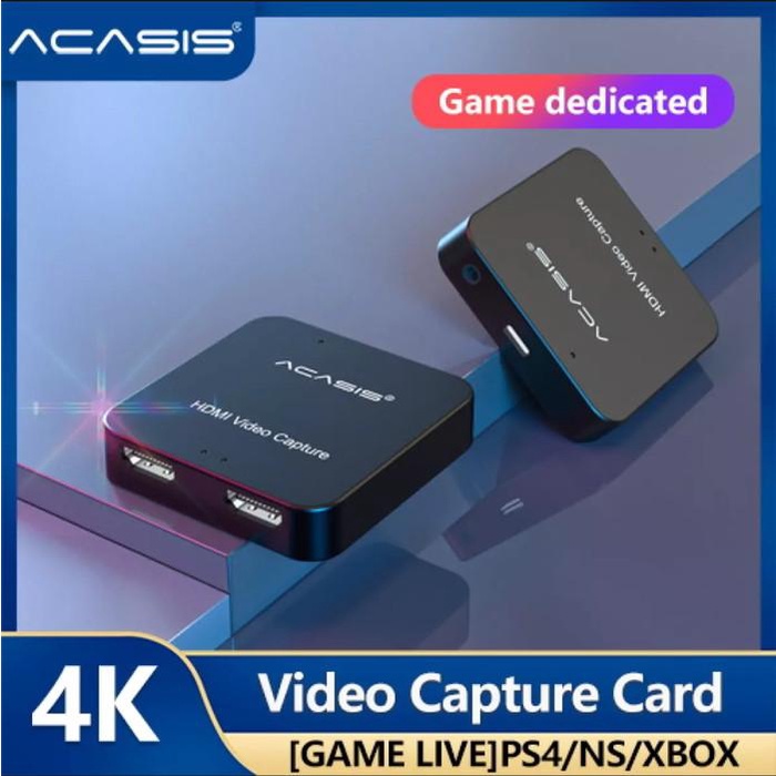 Tv Card | Acasis 4K Hdmi Video Capture Card For Game Streaming/Live