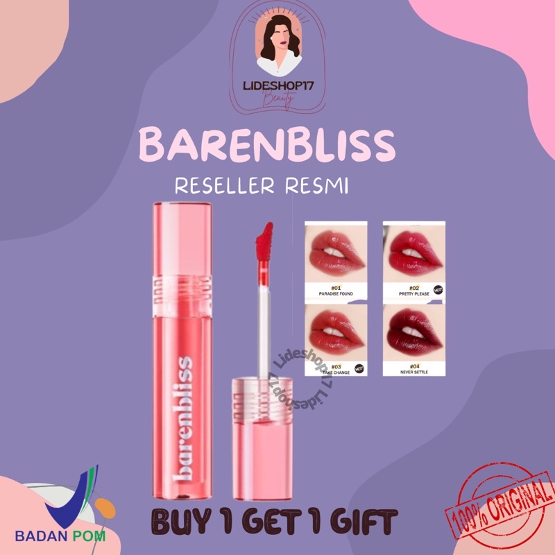 [READY] BARENBLISS LIPTINT BNB barenbliss Peach Makes Perfect Lip Tint BNB LIP TINT VIRAL KOREA BNB