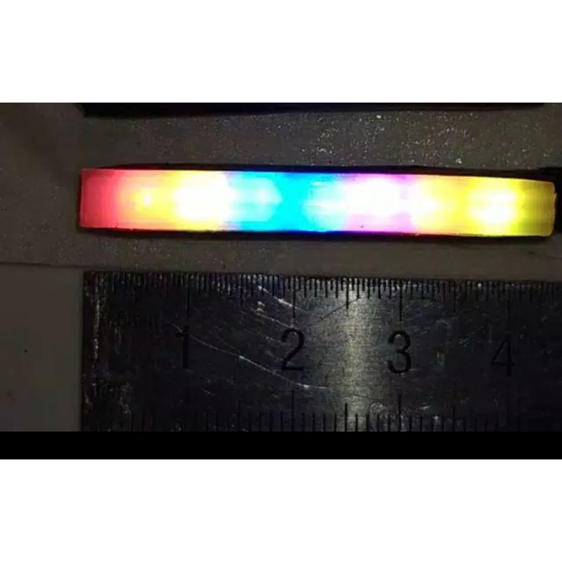 Strobo RGB Miniatur Bus dan truk Skala 50