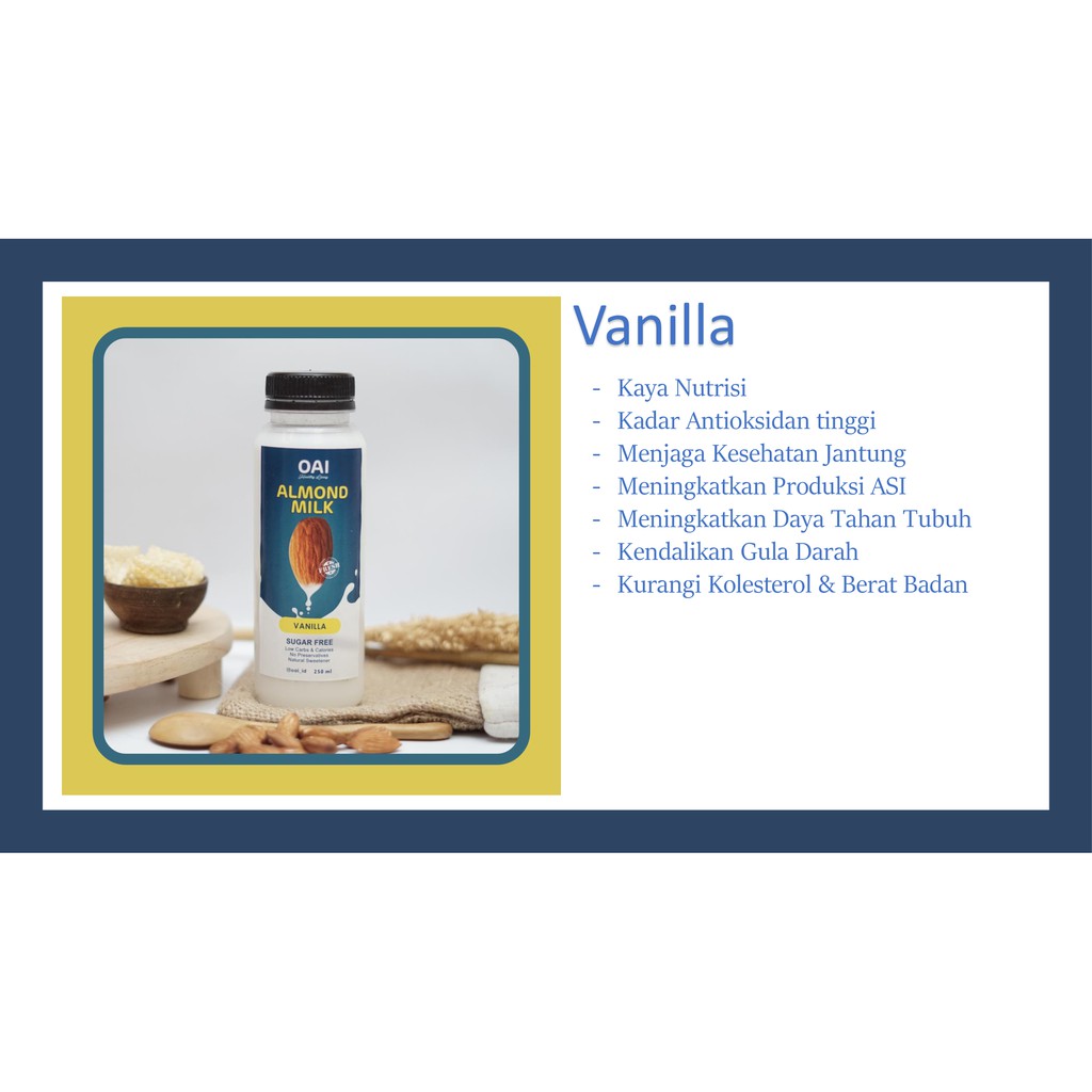 

ALMOND MILK - VANILLA