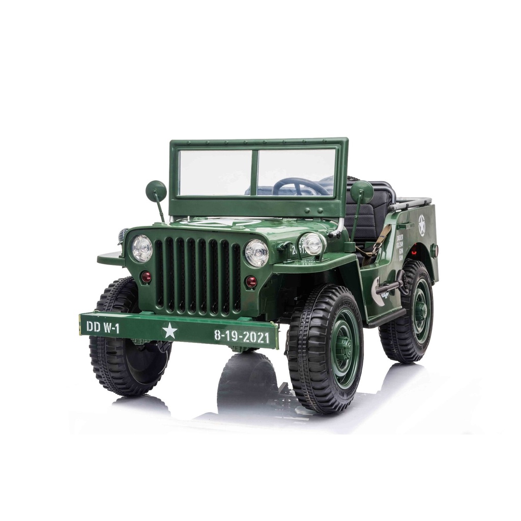 Jeep Willys Army YUKITA 1166 Mainan Mobil Aki Anak