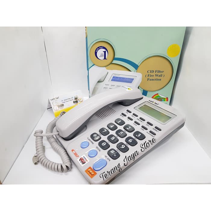 

Telepon Kabel Sahitel S-7281 Pesawat Telepon Sahitel S7281 (Silver)