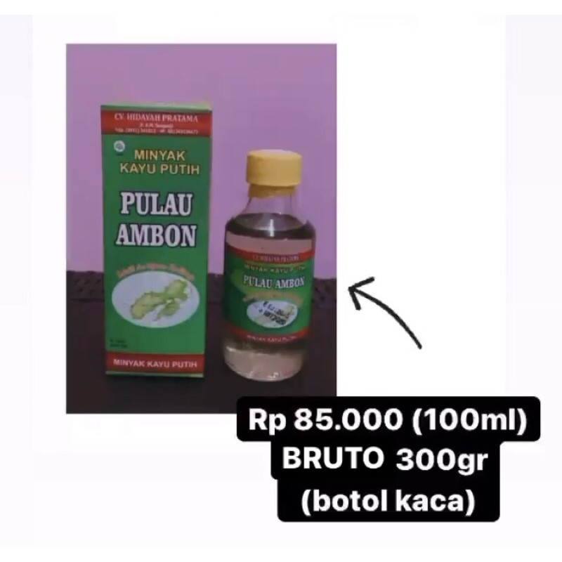Minyak kayu putih murni 100 ml