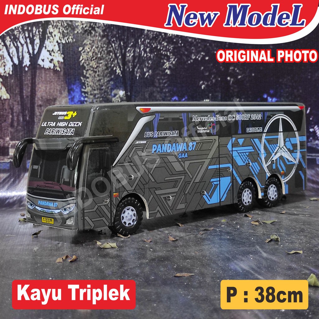 INDOBUS Miniatur Bus Bis Pandawa 87 UHD