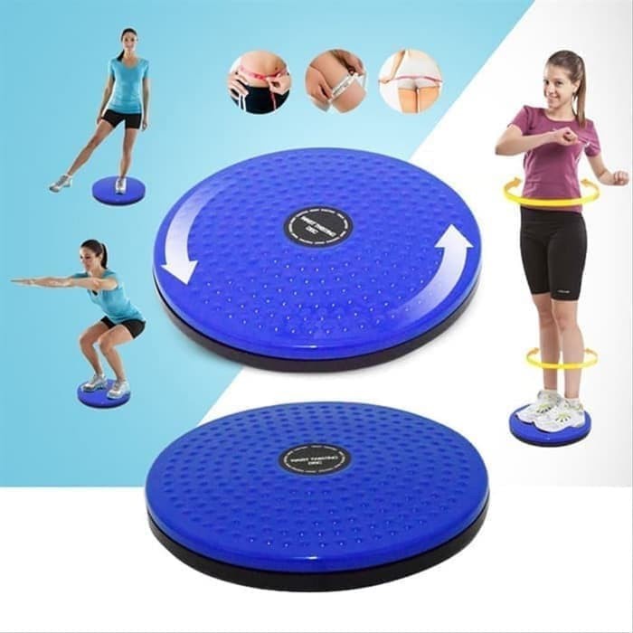 Alat pembakar lemak Magnetic Trimmer Jogging Body Plate Waist Twisting Rotator Disc kapasitas 200kg