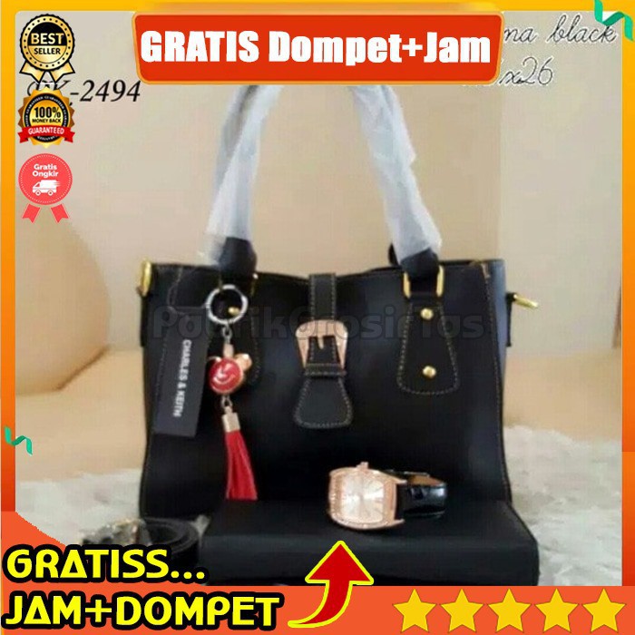 2670 TAS IMPORT WANITA FASHION KOREA GLOSSY BRANDED YSL SAC DE JOUR 26CM MORODER LEATHER HAND BAG /