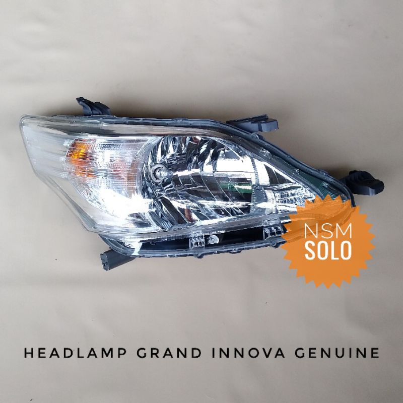 Headlamp Lampu Utama Mobil Grand Innova 2012 Genuine Original Asli