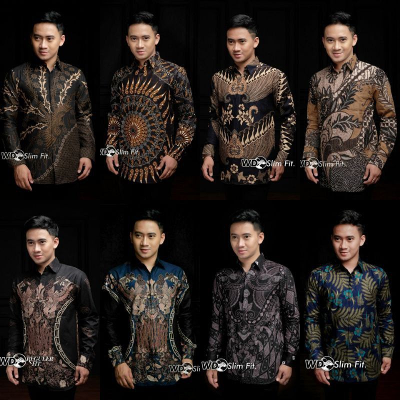 Batik Lampung Pria Tangan Panjang / Skala Batik / Batik Prabu / Batik Pekalongan / Baju Batik Murah 