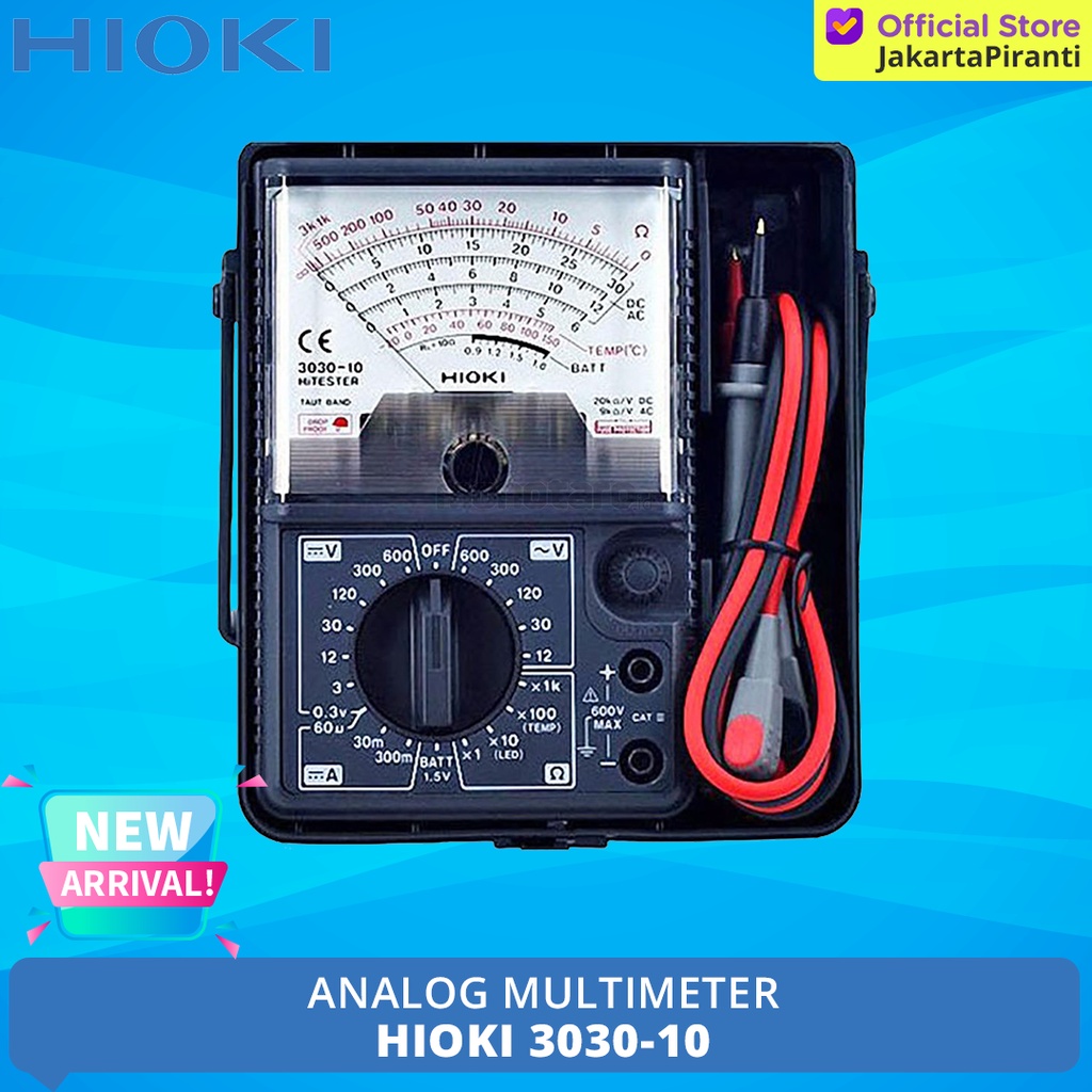 Jual Analog Multitester Multimeter Analog Avometer Japan Hioki 303010