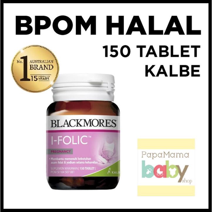 Jual Blackmores I Folic Pregnancy 150 Tablet Ibu Hamil Black Mores ...