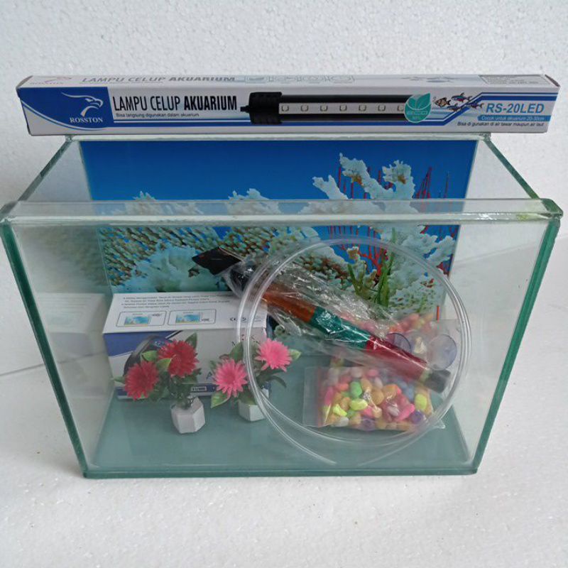 paket aquarium 30x15x20