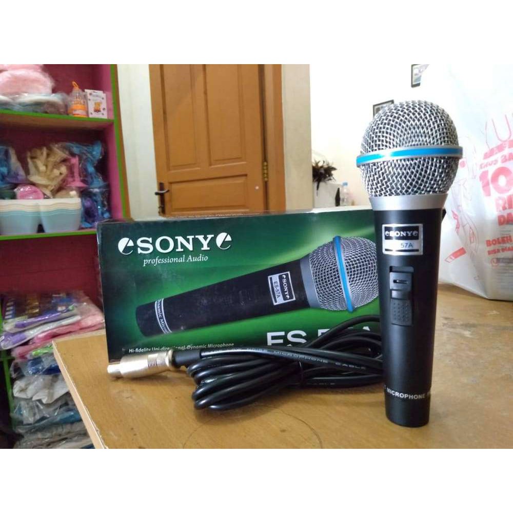 MIC KABEL SONY ES 57A MICROPHONE KABEL SONY ES 57A MIC SONY MURAH