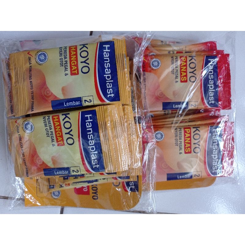 Hansaplast KOYO renteng (20sachet) koyo panas / pereda pegal