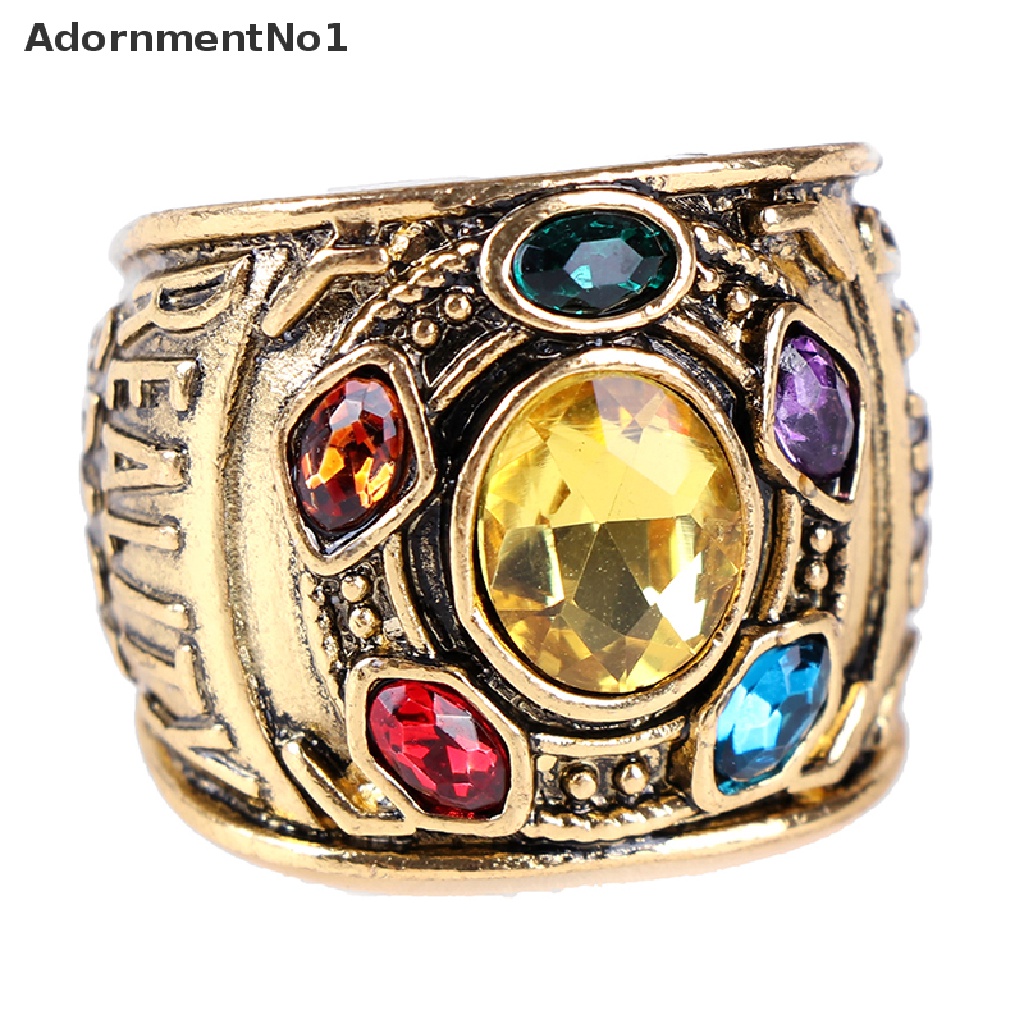 (AdornmentNo1) Cincin THANOS Infinity Gauntlet POWER Ring Avengers Untuk Pria