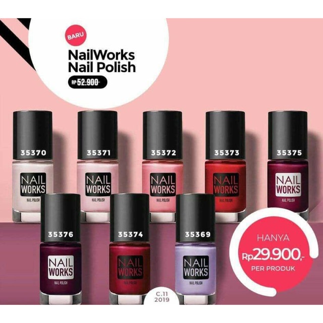 Nail Works Nail Polish Oriflame 5ml Shopee Indonesia