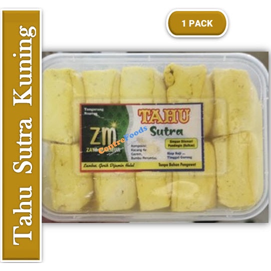 

Tahu Sutra - Tahu Sutera Kuning | Isi 10 Pcs [ Harga Per PACK ]